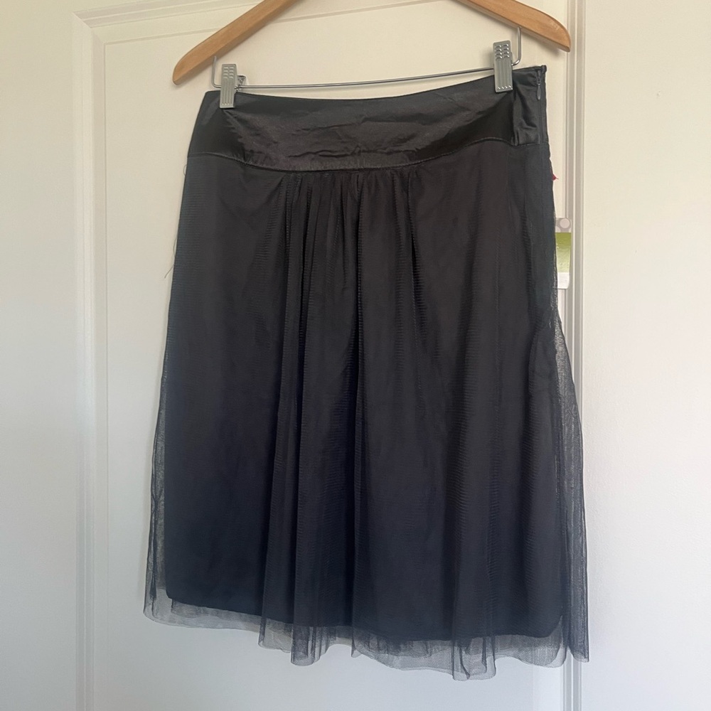DownEast Grey A-Line Skirt